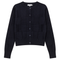 Checked Knit Cropped Cardigan