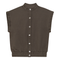 Ponte Knit Snap Down Vest