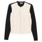 Leather Knit Combo Jacket