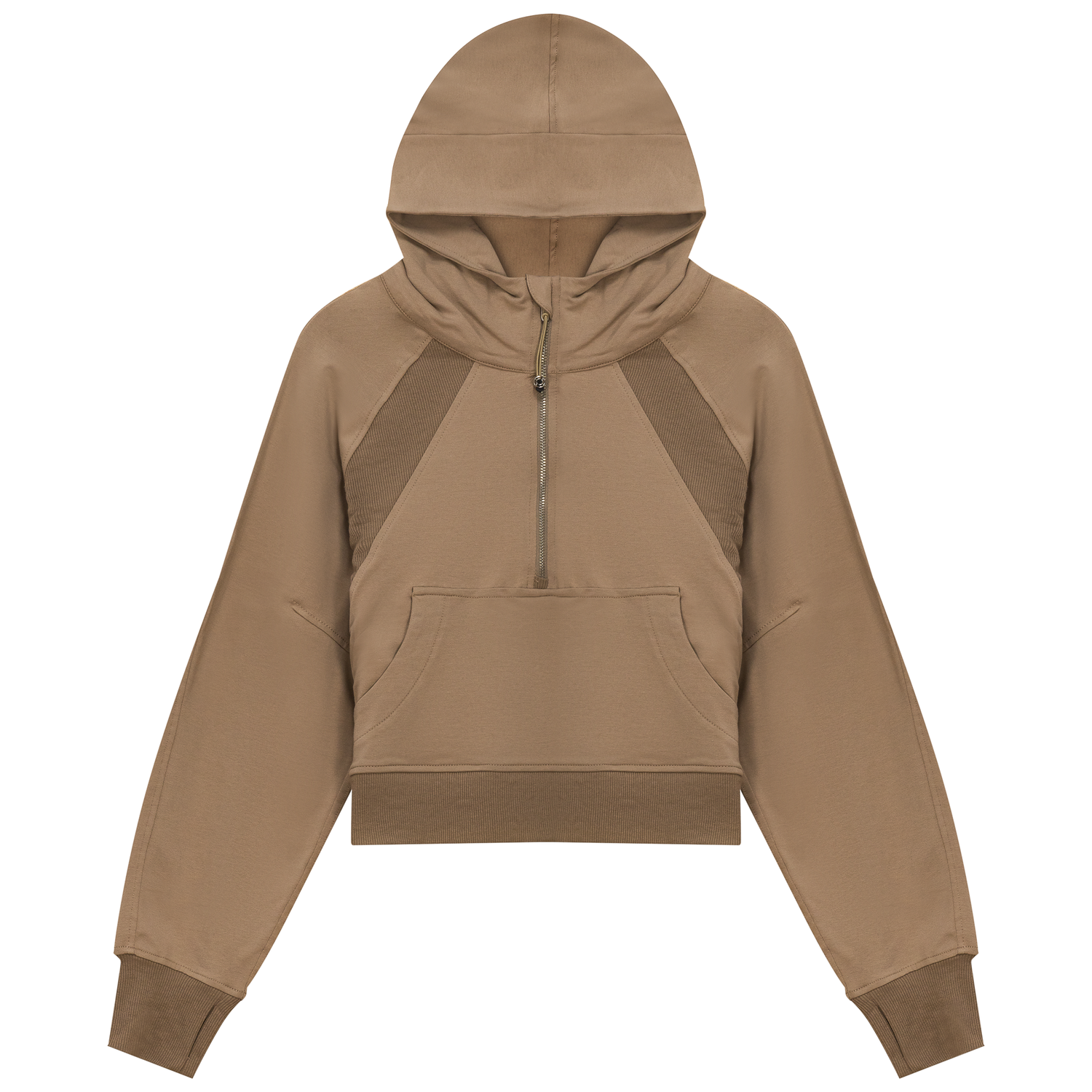 Cropped Zip Sweatshirt
