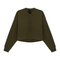 V Neck Cropped Sweatshirt