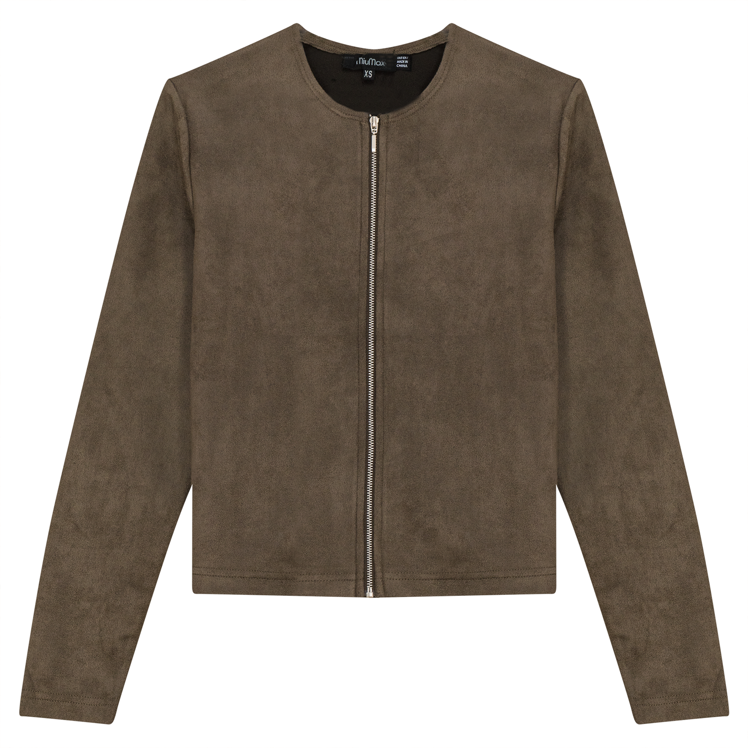 Suede Zip Jacket