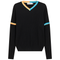 Drop Sleeve Ribbed Knit Sweater