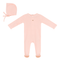 Pointelle Knit Onesie with Bonnet