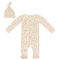 Flower Print Onesie with Hat