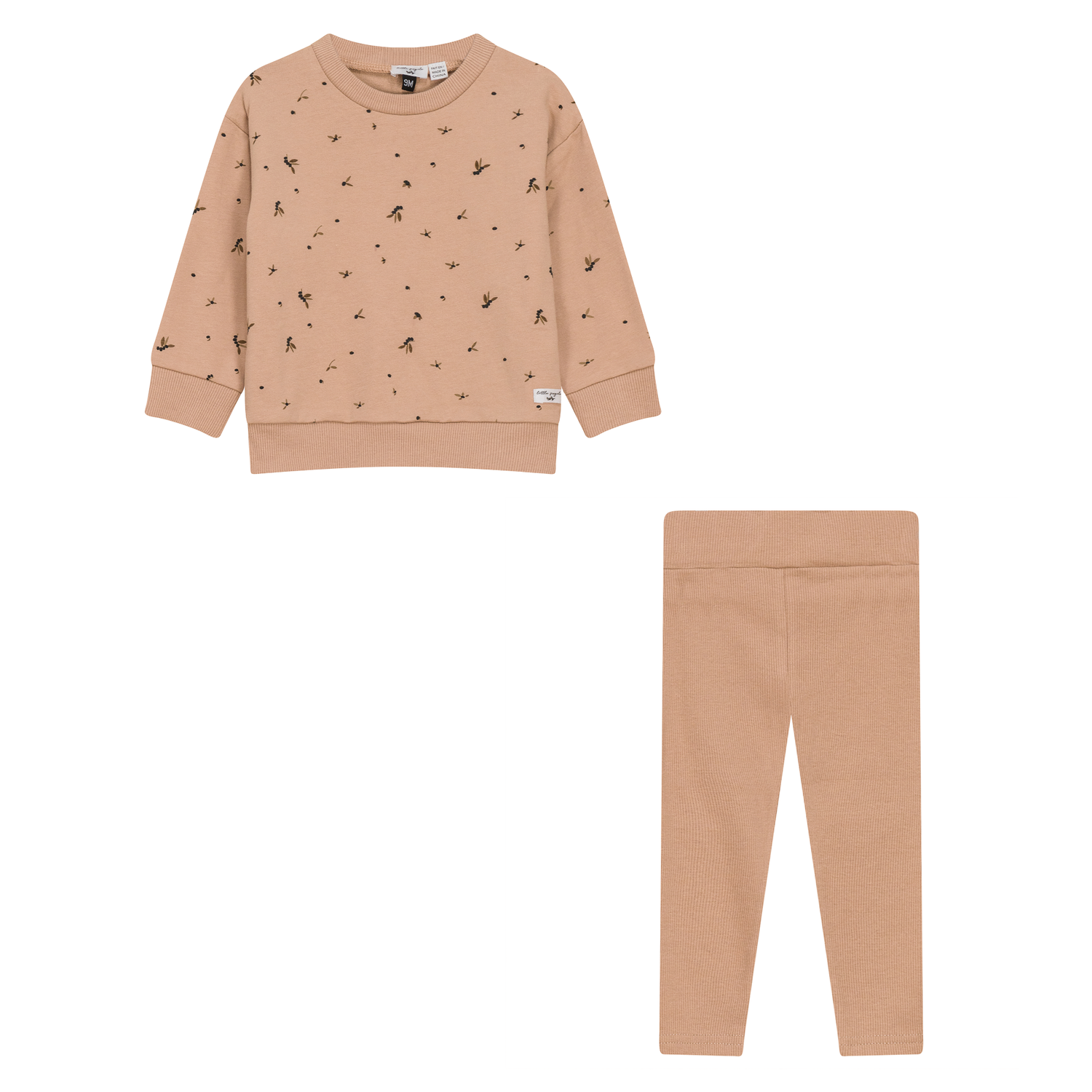 Leaf Print 2Pc Set