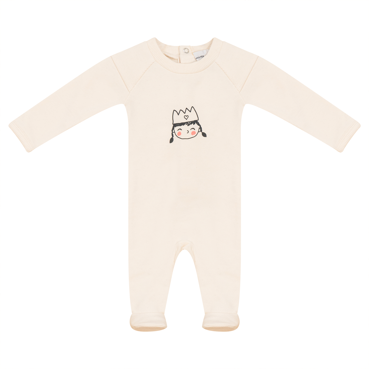 Crown Print Onesie