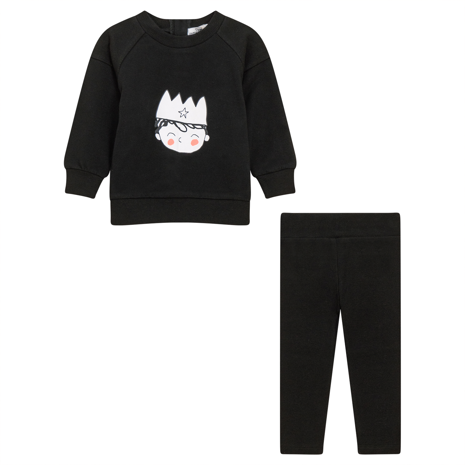 Crown Print 2Pc Set