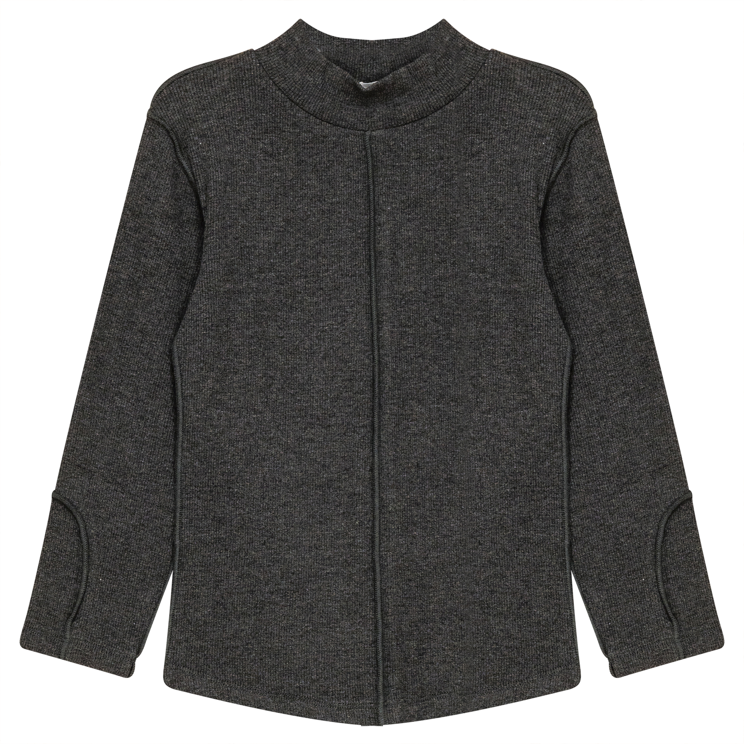 Ribbed Top with Outseams