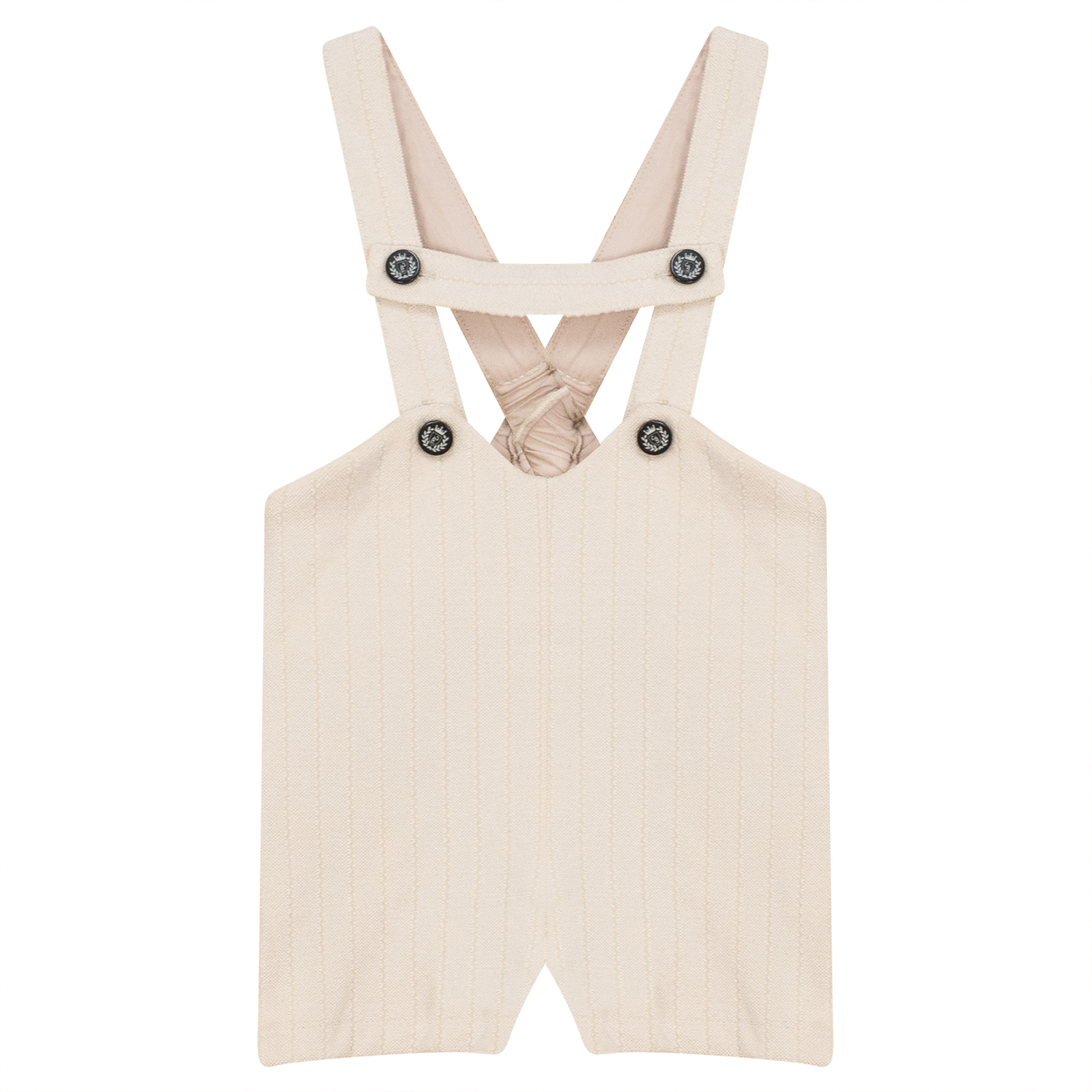 Stripe Velour Overall