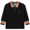 Striped Trim Polo