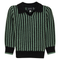 Stripe Textured Knit Sweater