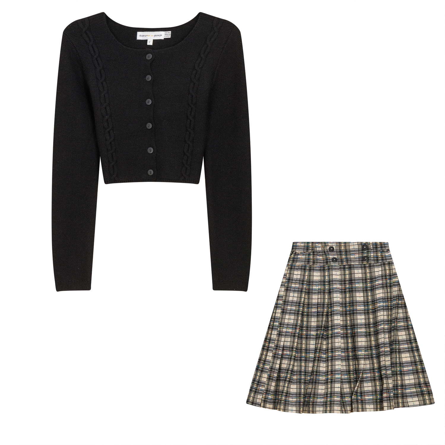 Plaid 2Pc Set