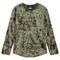 Velour Flower Embroidered Top