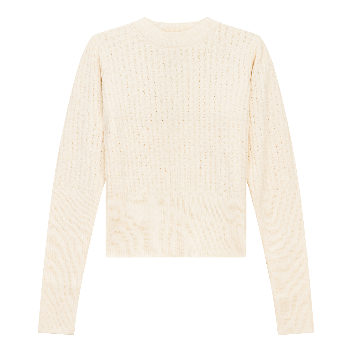 Textured Knit Crop Top
