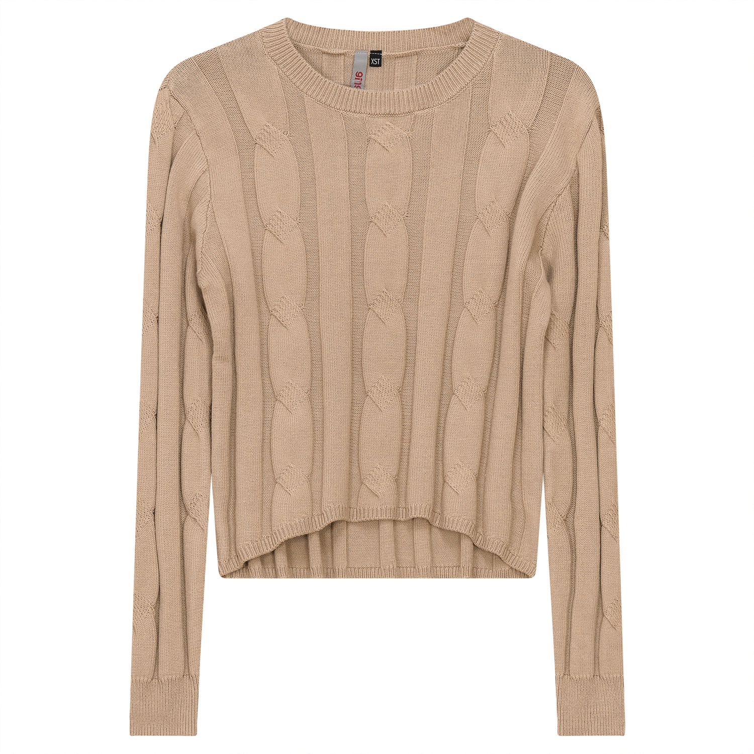 Cable Knit Crop Top