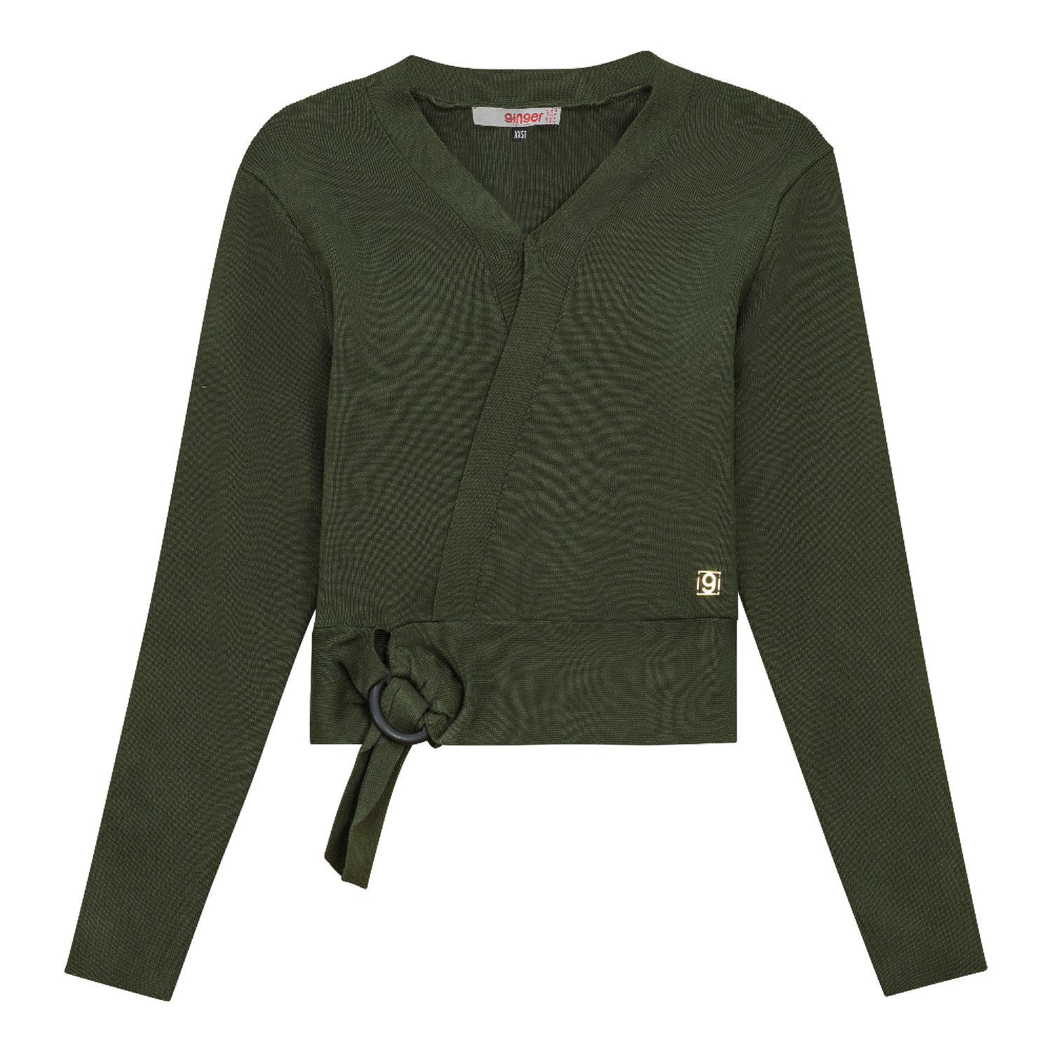 Knitted Wrap Top