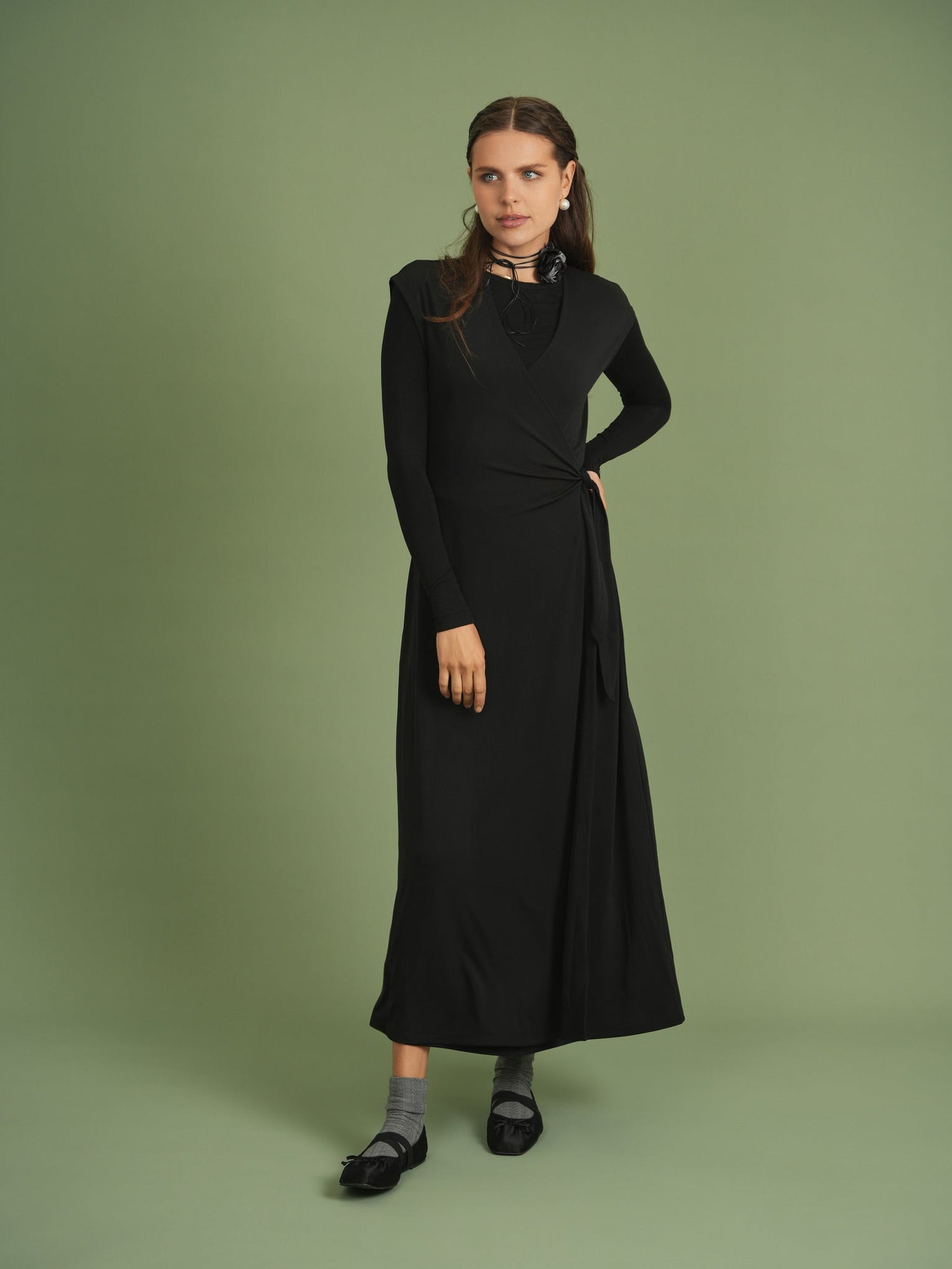 Woven Wrap Dress