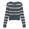 Cable Knit Lace Top