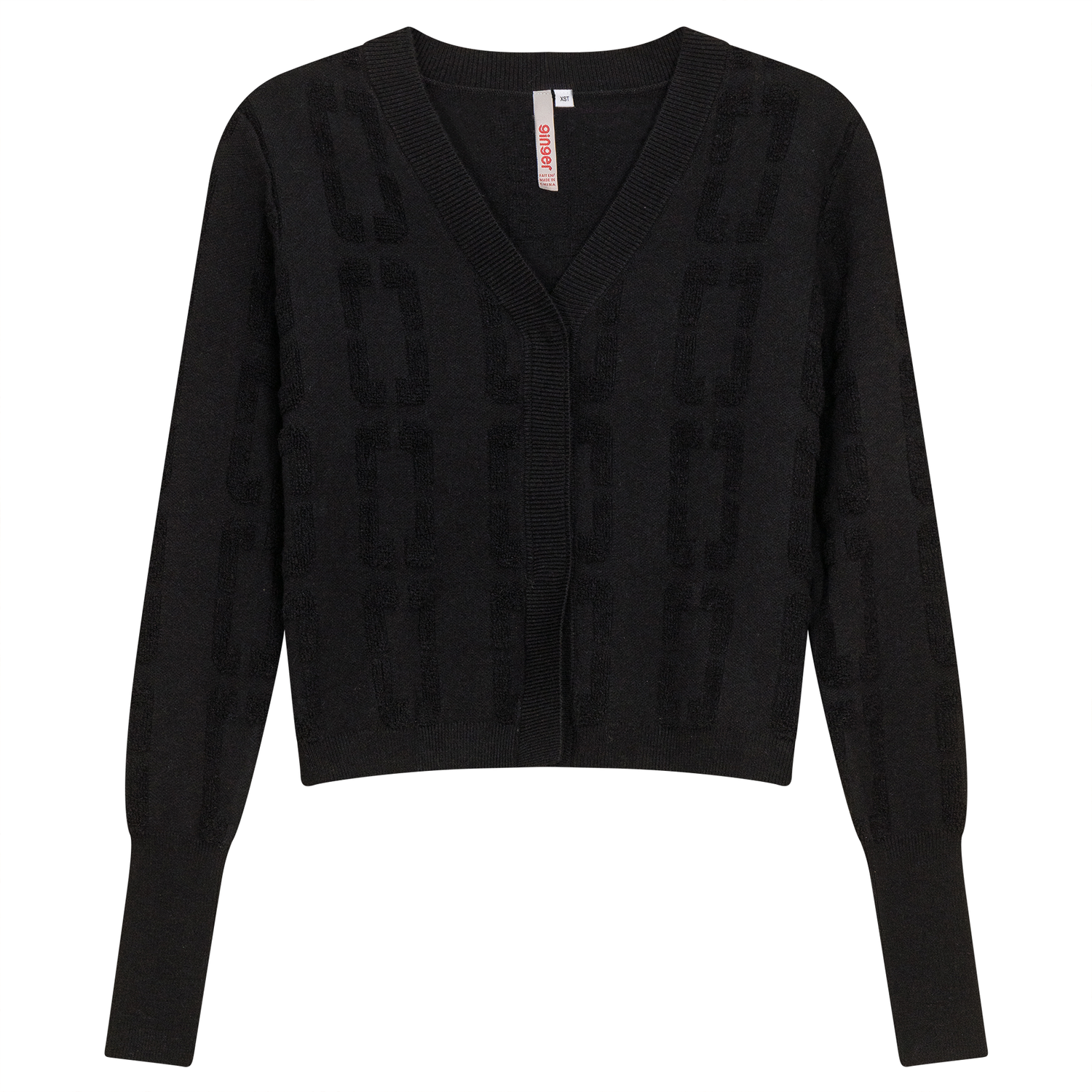 Jacquard Knit Bolero