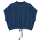 Chain Jacquard Knit Crop Vest