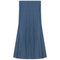 Corduroy Crinkle Pleated Midi Skirt