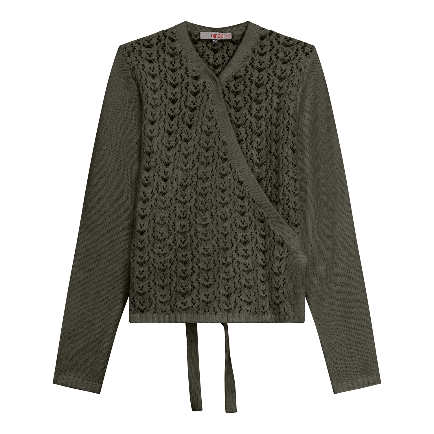 Knit Wrap Top