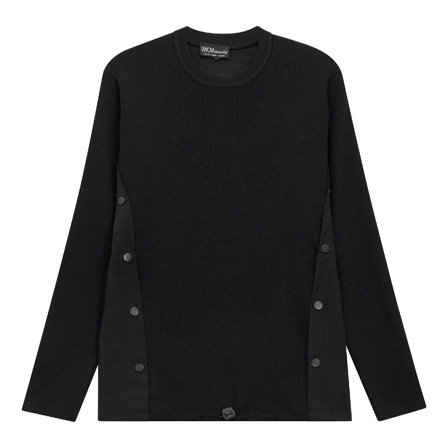 Ribbed Knit Maternity Combo Sweater