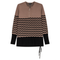 Maternity Color Blocked Henley Sweater