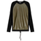 Maternity Knit Leather Combo Top