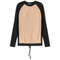 Maternity Knit Leather Combo Top