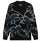 Maternity V Neck Floral Printed Sweater