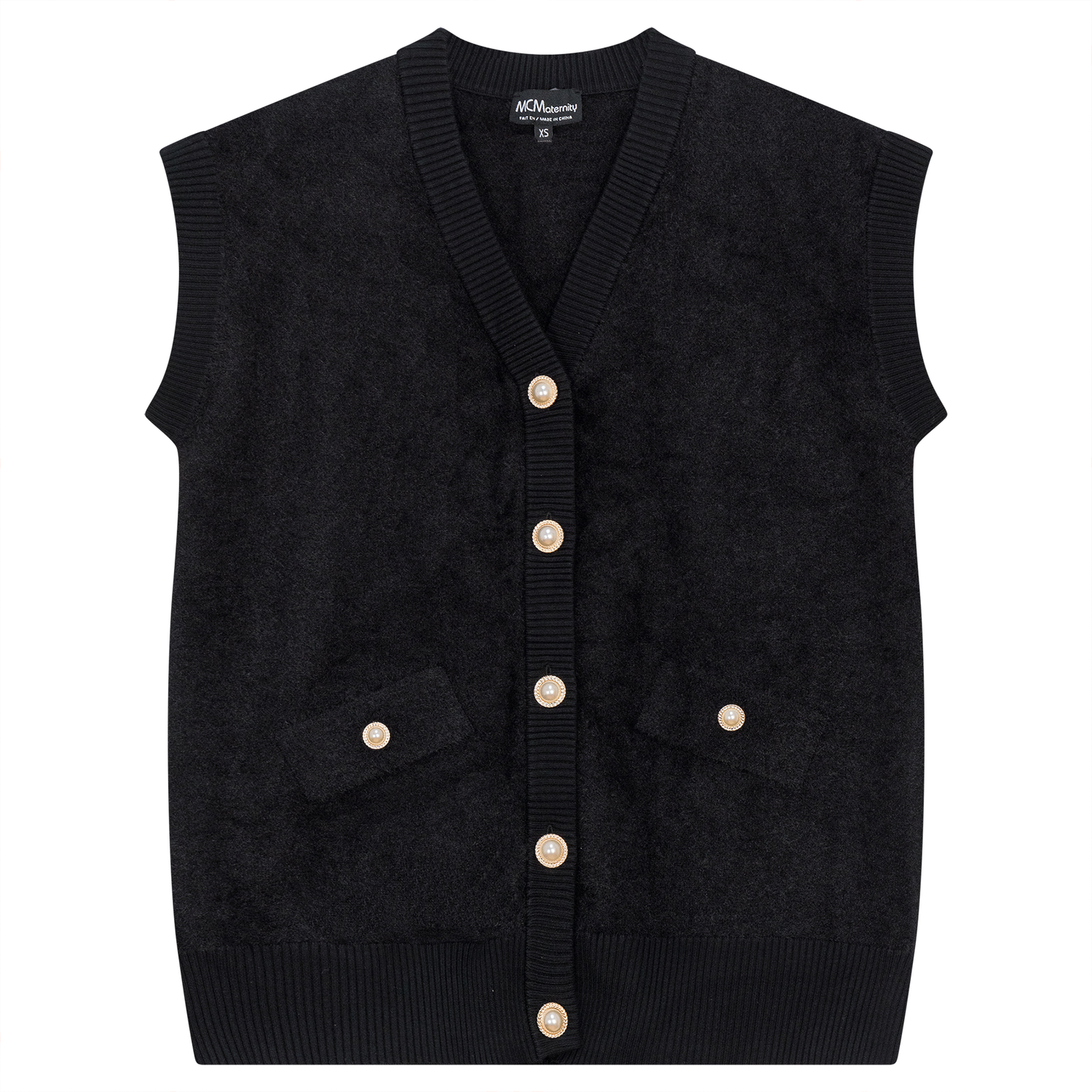 Maternity Mohair Vest Cardigan