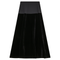 Maternity Velour Maxi Skirt
