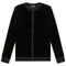 Maternity Slinky Velour Crop Cardigan
