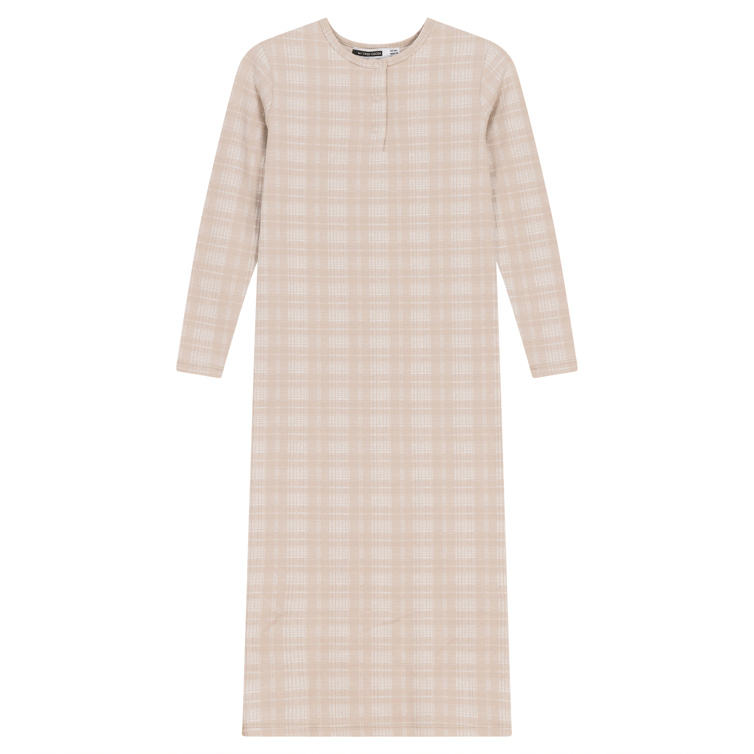 Brushed Rib Plaid Night Gown