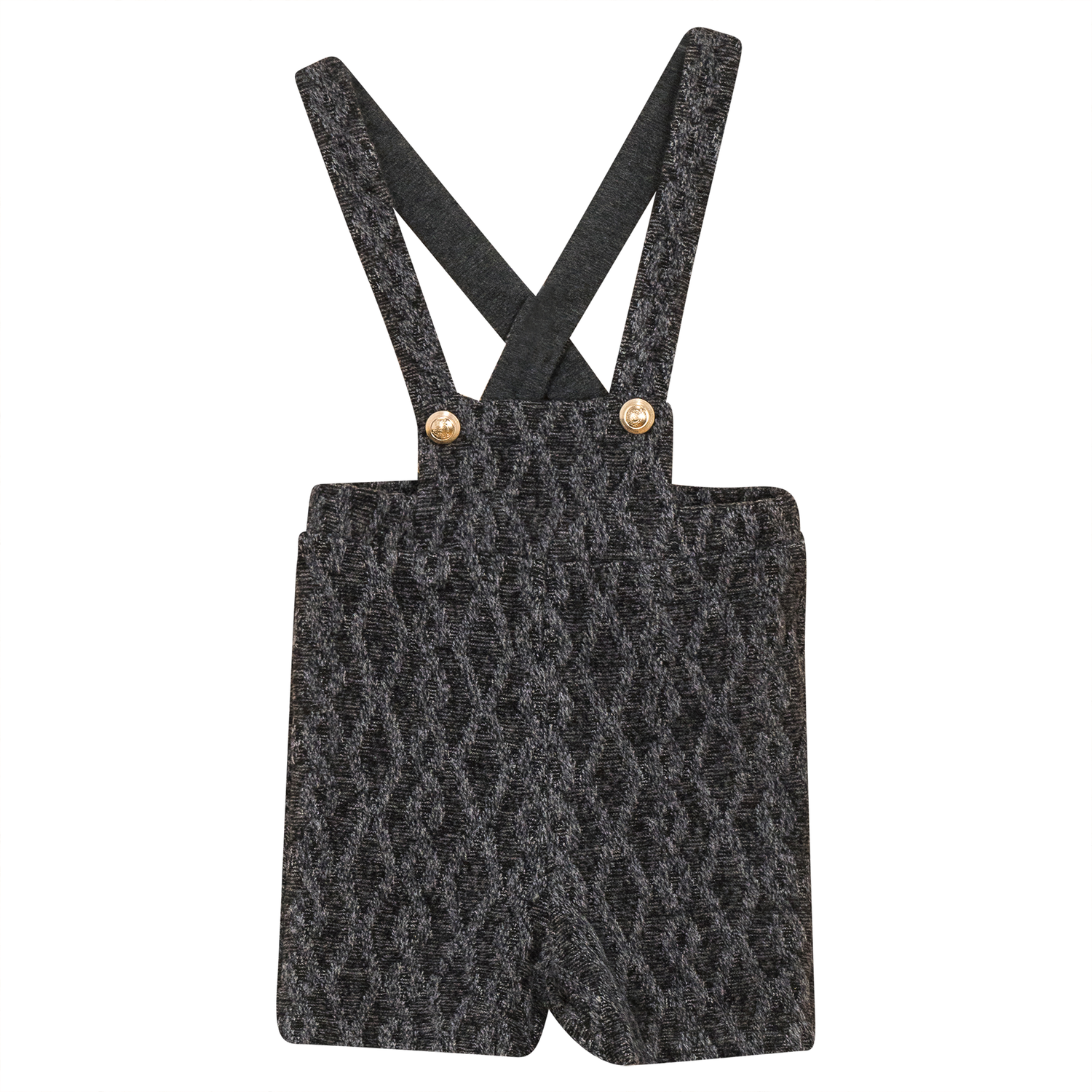 Textured Knit Overall