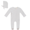 Knitted Wrap Onesie with Bonnet