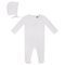 Cherry Print Onesie and Bonnet Velour Set
