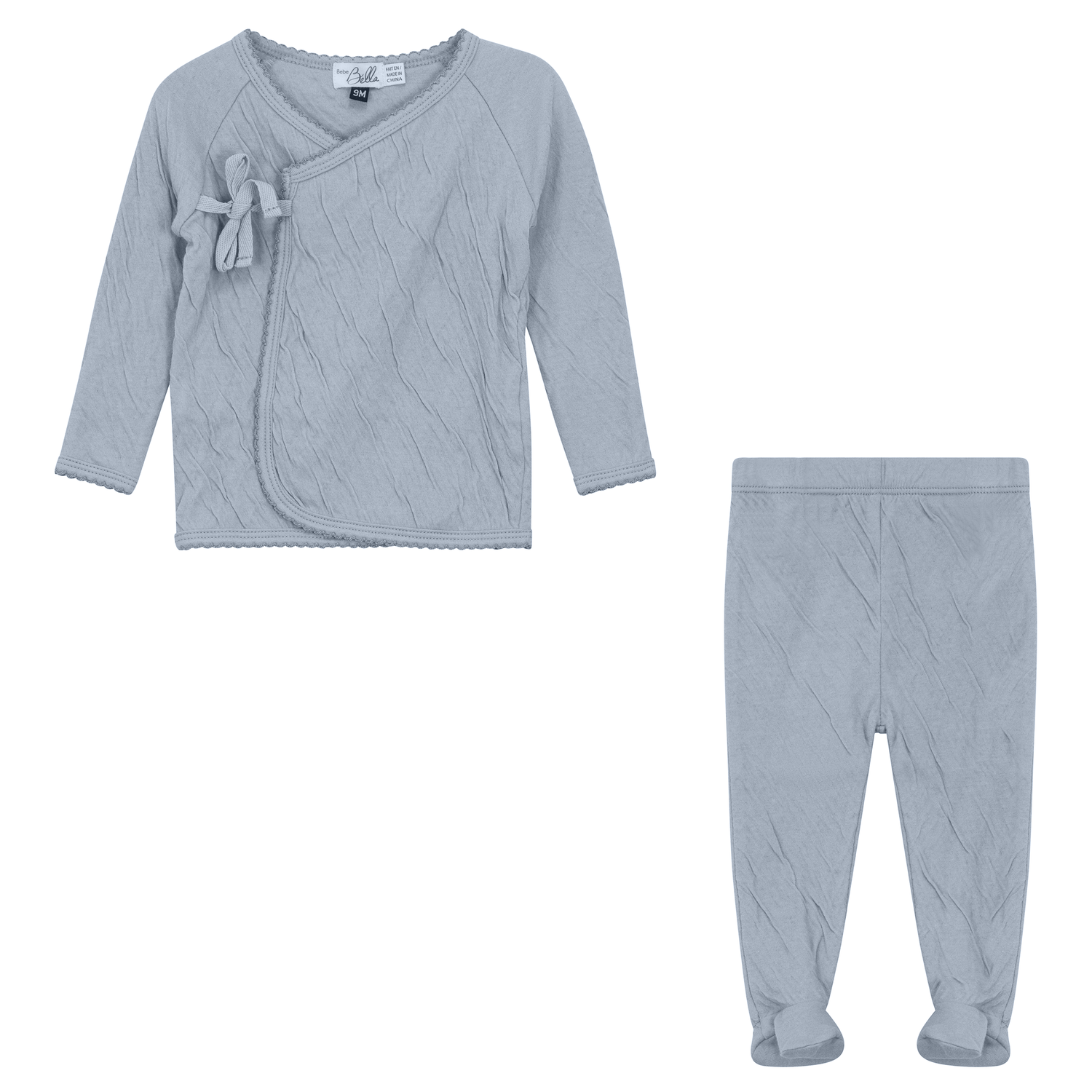 Crinkled Jersey Wrap 2Pc Set