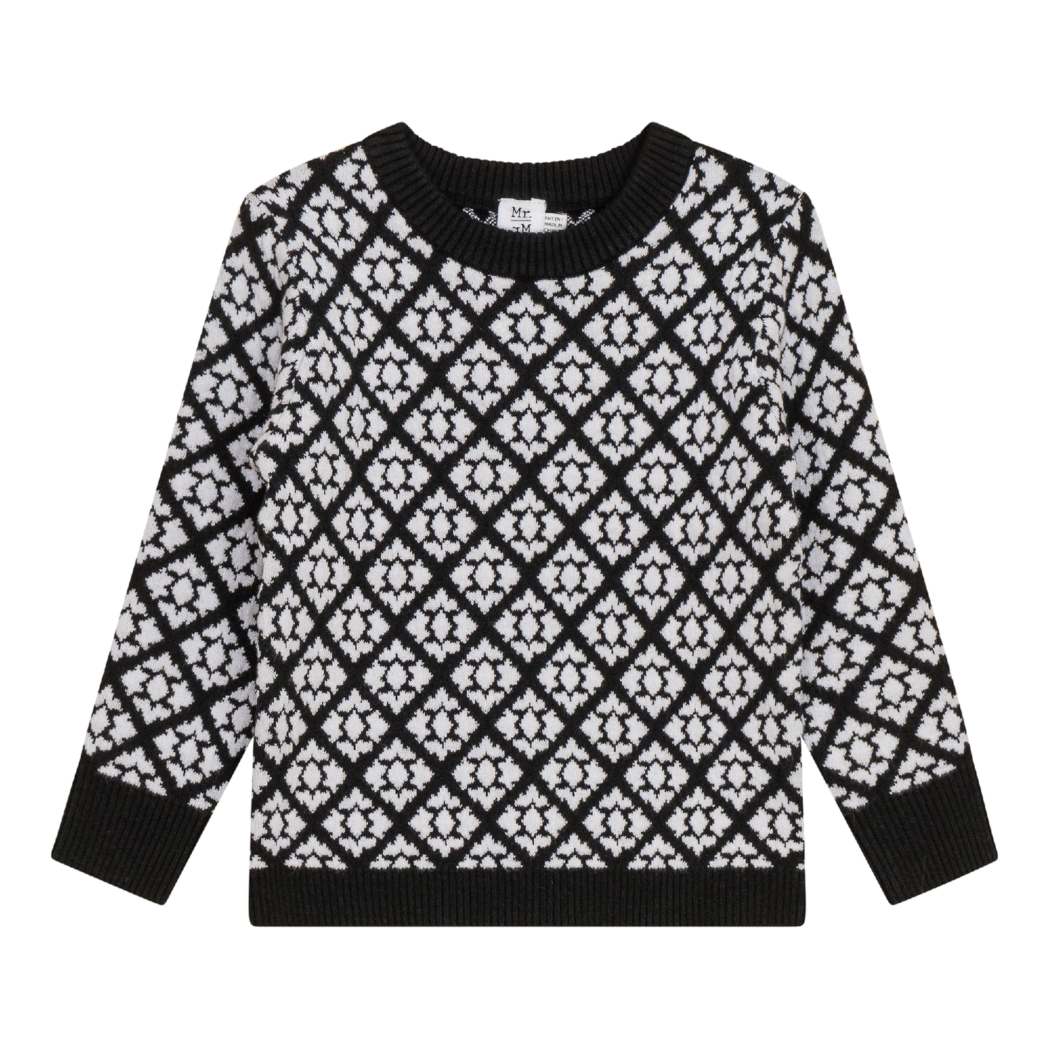 Jacquard Knit Sweater