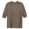Woven Plaid Pleated Dress