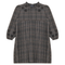 Woven Plaid Pleated Dress