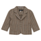 Woven Plaid Blazer