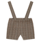 Woven Plaid Overall