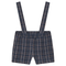 Woven Plaid Overall
