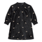 Embroidered Velour Dress