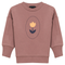 Flower and Hot Air Balloon Print Sweatshirt