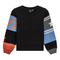 Striped Knit Fleece Top