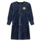 Velour Tiered Dress